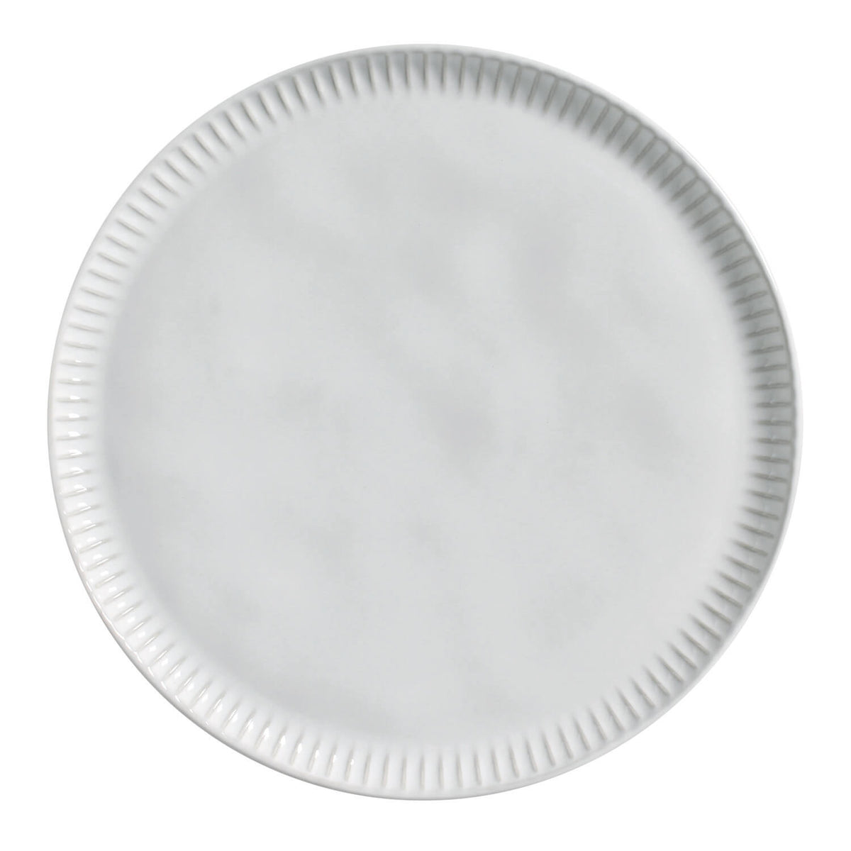 Porto Brasil NEW WHITE LINHAS DINNER PLATE STONEWARE dia. 10.83"  SKU: '1261119801