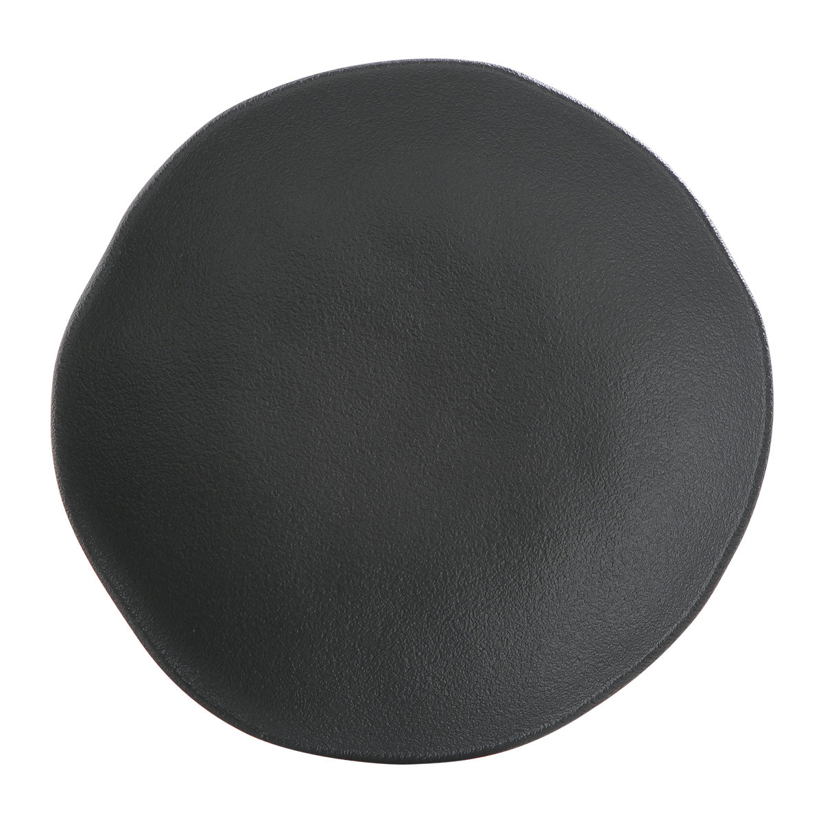 Porto Brasil MATTE BLACK SOUP PLATE ORGANIC STONEWARE dia. 8.35"  SKU: '131473901