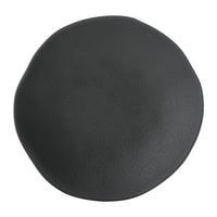 Porto Brasil MATTE BLACK SOUP PLATE ORGANIC STONEWARE dia. 8.35"  SKU: '131473901