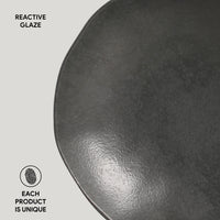 Porto Brasil CHROMIUM SOUP PLATE ORGANIC STONEWARE dia. 8.35"  SKU: '131474601