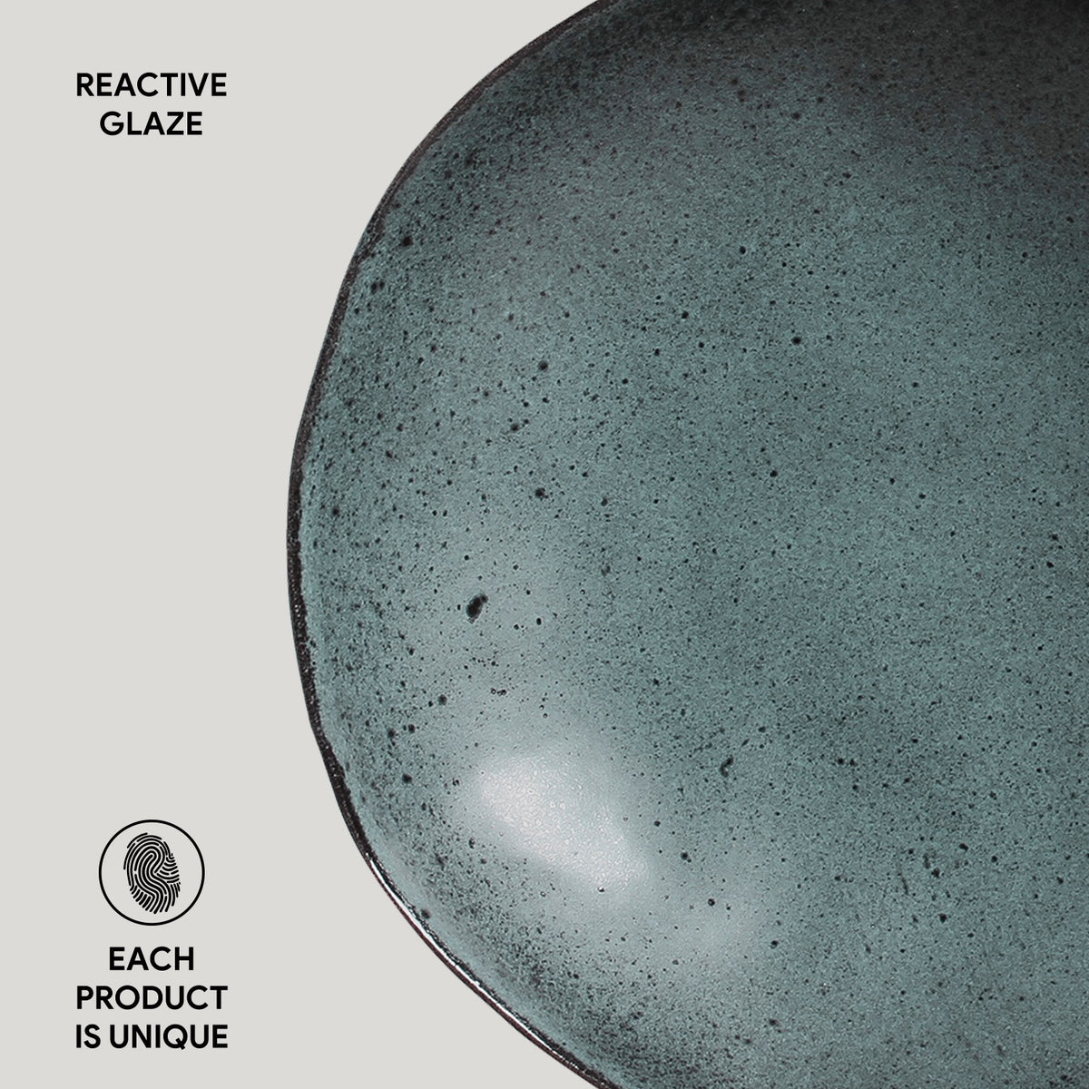 Porto Brasil NIGHT SKY SOUP PLATE ORGANIC STONEWARE dia. 8.35"  SKU: '131481301