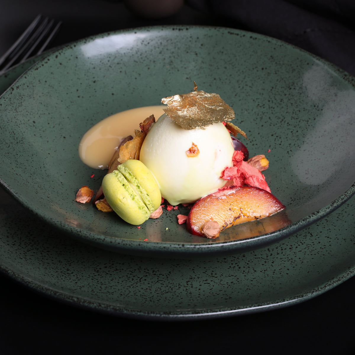 Porto Brasil GREENERY SOUP PLATE ORGANIC STONEWARE dia. 8.35"  SKU: '131495801