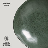 Porto Brasil GREENERY SOUP PLATE ORGANIC STONEWARE dia. 8.35"  SKU: '131495801