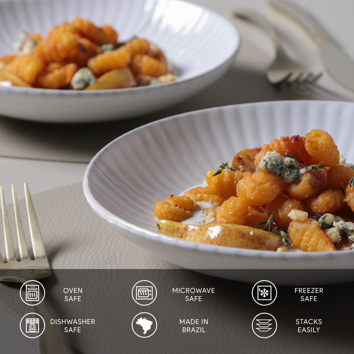 Porto Brasil TRENDY SOUP PLATE COUP dia. 7.99"  SKU: '1326120001