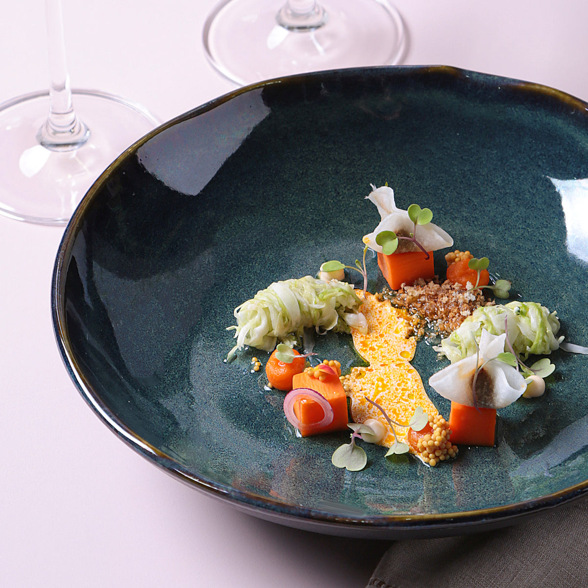 Porto Brasil OCEANO SOUP PLATE BIO STONEWARE dia. 8.86"  SKU: '1331106701