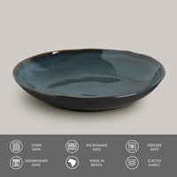 Porto Brasil OCEANO SOUP PLATE BIO STONEWARE dia. 8.86"  SKU: '1331106701