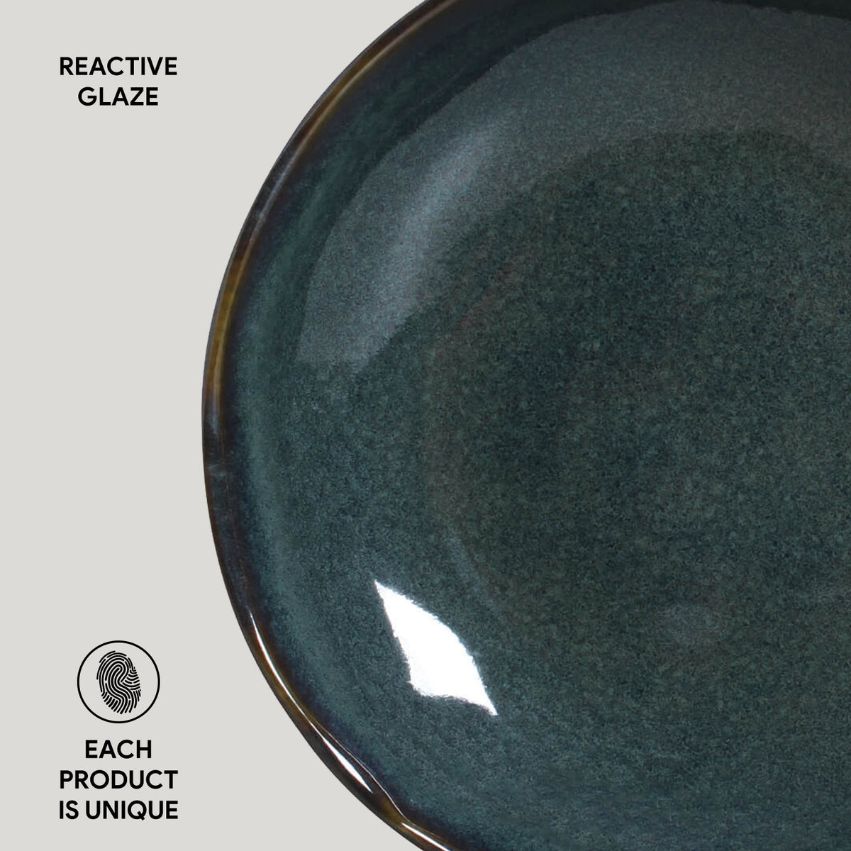 Porto Brasil OCEANO SOUP PLATE BIO STONEWARE dia. 8.86"  SKU: '1331106701