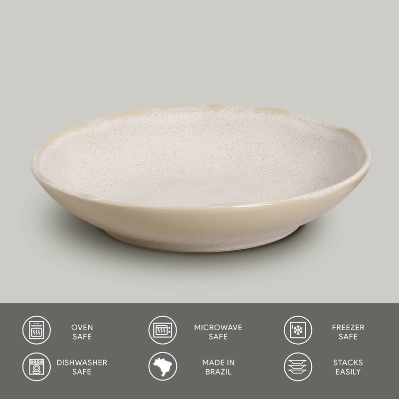 Porto Brasil LATTE SOUP PLATE BIO STONEWARE dia. 9.84"  SKU: '1331108502