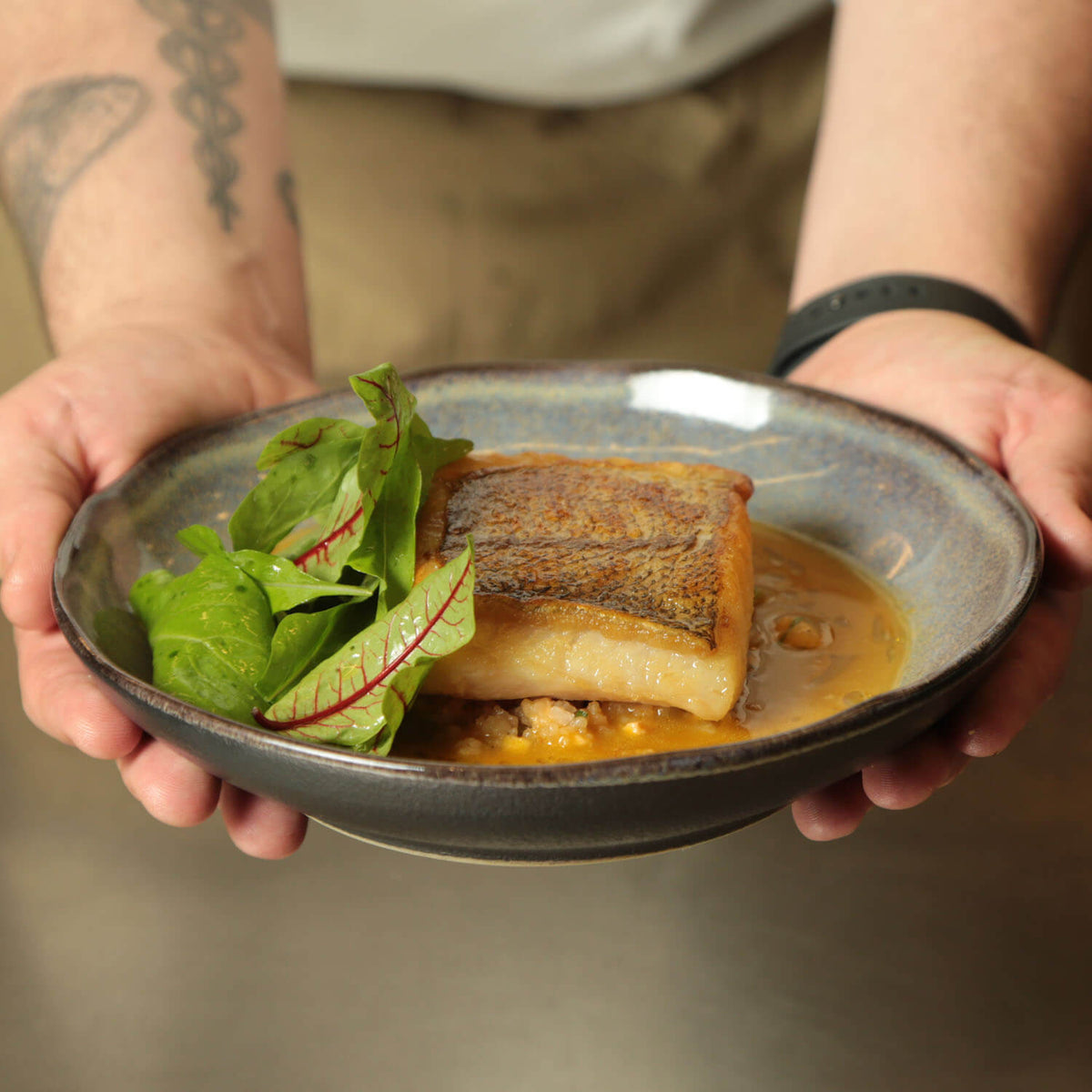 Porto Brasil TOURMALINE SOUP PLATE BIO STONEWARE dia. 8.86"  SKU: '1331108901