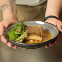 Porto Brasil TOURMALINE SOUP PLATE BIO STONEWARE dia. 8.86"  SKU: '1331108901