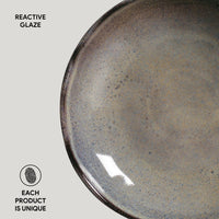 Porto Brasil TOURMALINE SOUP PLATE BIO STONEWARE dia. 9.84"  SKU: '1331108902