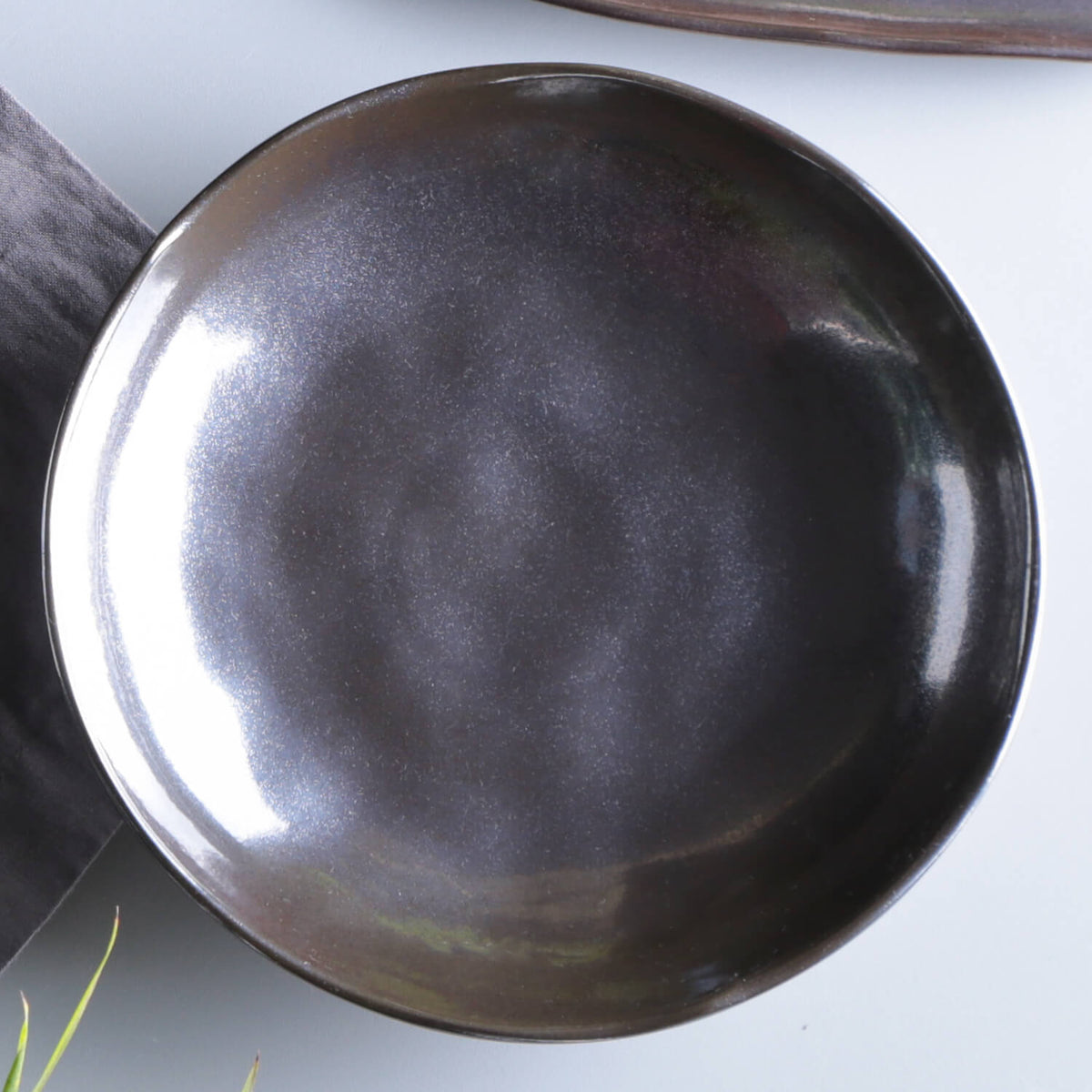 Porto Brasil METALLICA SOUP PLATE BIO STONEWARE dia. 8.86"  SKU: '1331109301