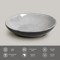 Porto Brasil DUST SOUP PLATE BIO STONEWARE dia. 8.86"  SKU: '1331115801
