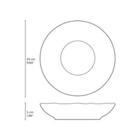 Porto Brasil DUST SOUP PLATE BIO STONEWARE dia. 9.84"  SKU: '1331115802