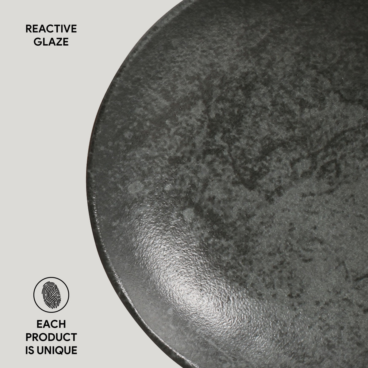 Porto Brasil CHROMIUM SOUP PLATE BIO STONEWARE dia. 8.86"  SKU: '1331115901