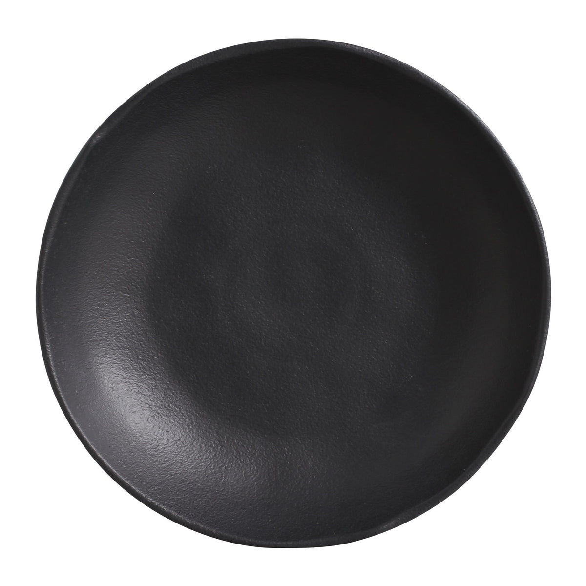 Porto Brasil MATTE BLACK SOUP PLATE BIO STONEWARE dia. 9.84"  SKU: '133173902