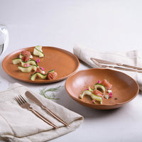 Porto Brasil TERRACOTTA SOUP PLATE BIO STONEWARE dia. 8.86"  SKU: '133195701