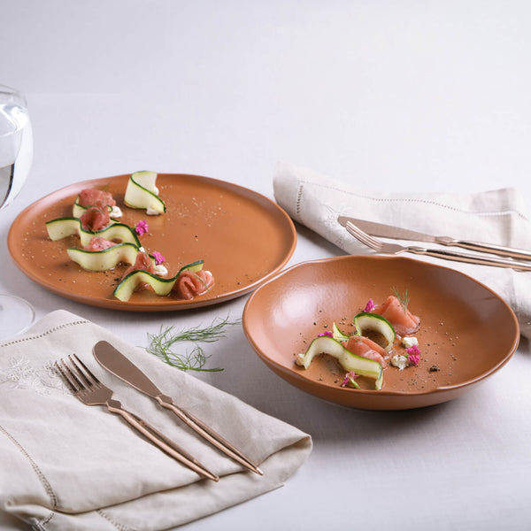 Porto Brasil TERRACOTTA SOUP PLATE BIO STONEWARE dia. 8.86"  SKU: '133195701