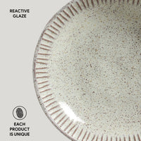 Porto Brasil PISTACHE LINHAS SOUP PLATE STONEWARE dia. 8.86"  SKU: '1361108801