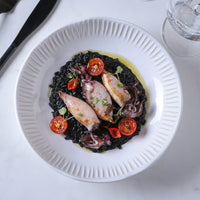 Porto Brasil NEW WHITE LINHAS SOUP PLATE STONEWARE dia. 8.86"  SKU: '1361119801