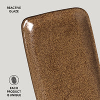 Porto Brasil DIJON RECTANGULAR PR MEDIUM ORGANIC STONEWARE dia. 12.99x5.12"  SKU: '14014105801