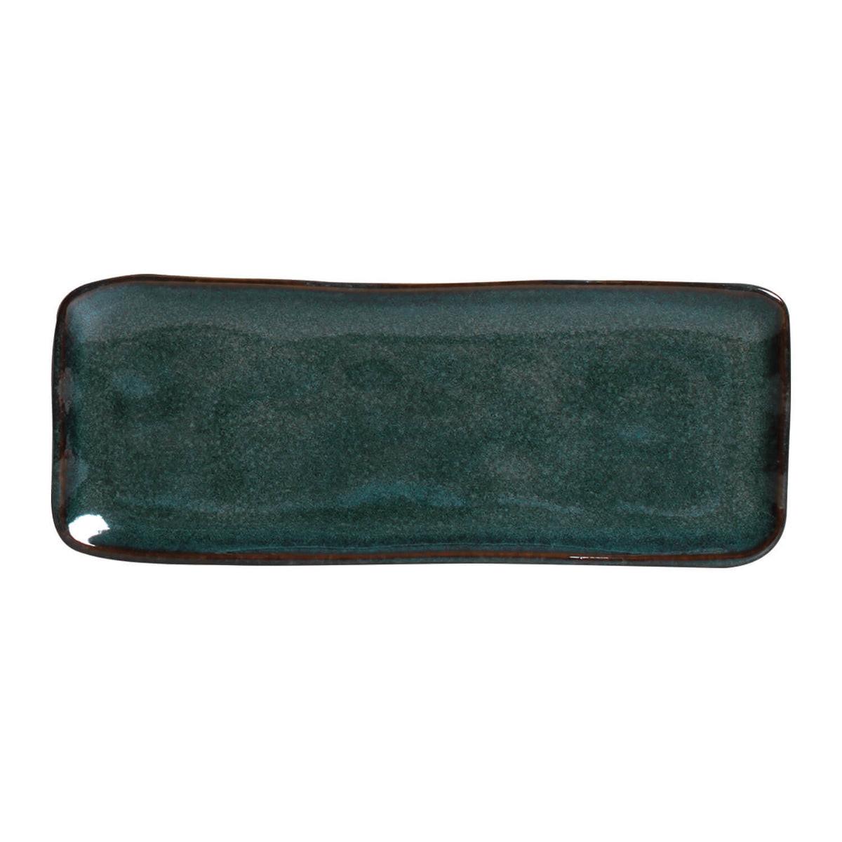 Porto Brasil OCEANO RECTANGULAR PR MEDIUM ORGANIC STONEWARE dia. 12.99x5.12"  SKU: '14014106701