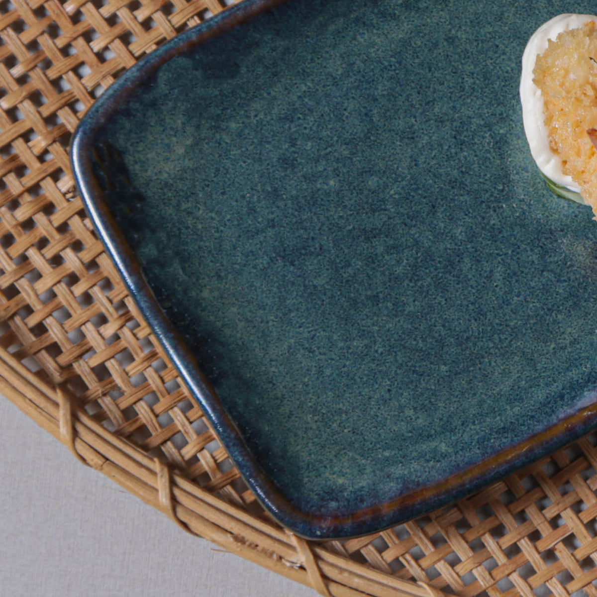 Porto Brasil OCEANO RECTANGULAR PR MEDIUM ORGANIC STONEWARE dia. 12.99x5.12"  SKU: '14014106701