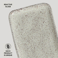 Porto Brasil PISTACHE RECTANGULAR PR MEDIUM ORGANIC STONEWARE dia. 12.99x5.12"  SKU: '14014108801