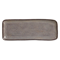 Porto Brasil TOURMALINE RECTANGULAR PR MEDIUM ORGANIC STONEWARE dia. 12.99x5.12"  SKU: '14014108901