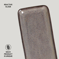 Porto Brasil TOURMALINE RECTANGULAR PR MEDIUM ORGANIC STONEWARE dia. 12.99x5.12"  SKU: '14014108901