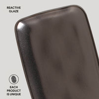 Porto Brasil METALLICA RECTANGULAR PR MEDIUM ORGANIC STONEWARE dia. 12.99x5.12"  SKU: '14014109301