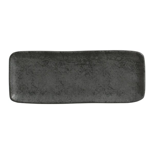 Porto Brasil CHROMIUM RECTANGULAR PR MEDIUM ORGANIC STONEWARE dia. 12.99x5.12"  SKU: '14014115901