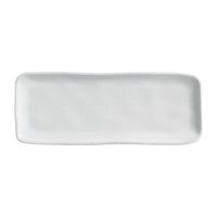 Porto Brasil NEW WHITE RECTANGULAR PR MEDIUM ORGANIC STONEWARE dia. 12.99x5.12"  SKU: '14014119801