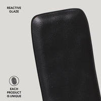 Porto Brasil MATTE BLACK RECTANGULAR PR MEDIUM ORGANIC STONEWARE dia. 12.99x5.12"  SKU: '1401473901