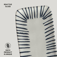 Porto Brasil ELEMENTO RECTANGULAR PR MEDIUM ORGANIC STONEWARE dia. 12.99x5.12"  SKU: '1401493101