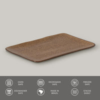 Porto Brasil DIJON RECTANGULAR PR MEDIUM JUTA dia. 10.63x6.3"  SKU: '14064105801