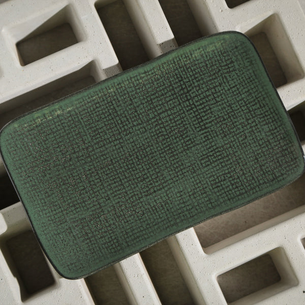 Porto Brasil GREENERY RECTANGULAR PR MEDIUM JUTA dia. 10.63x6.3"  SKU: '14064106501