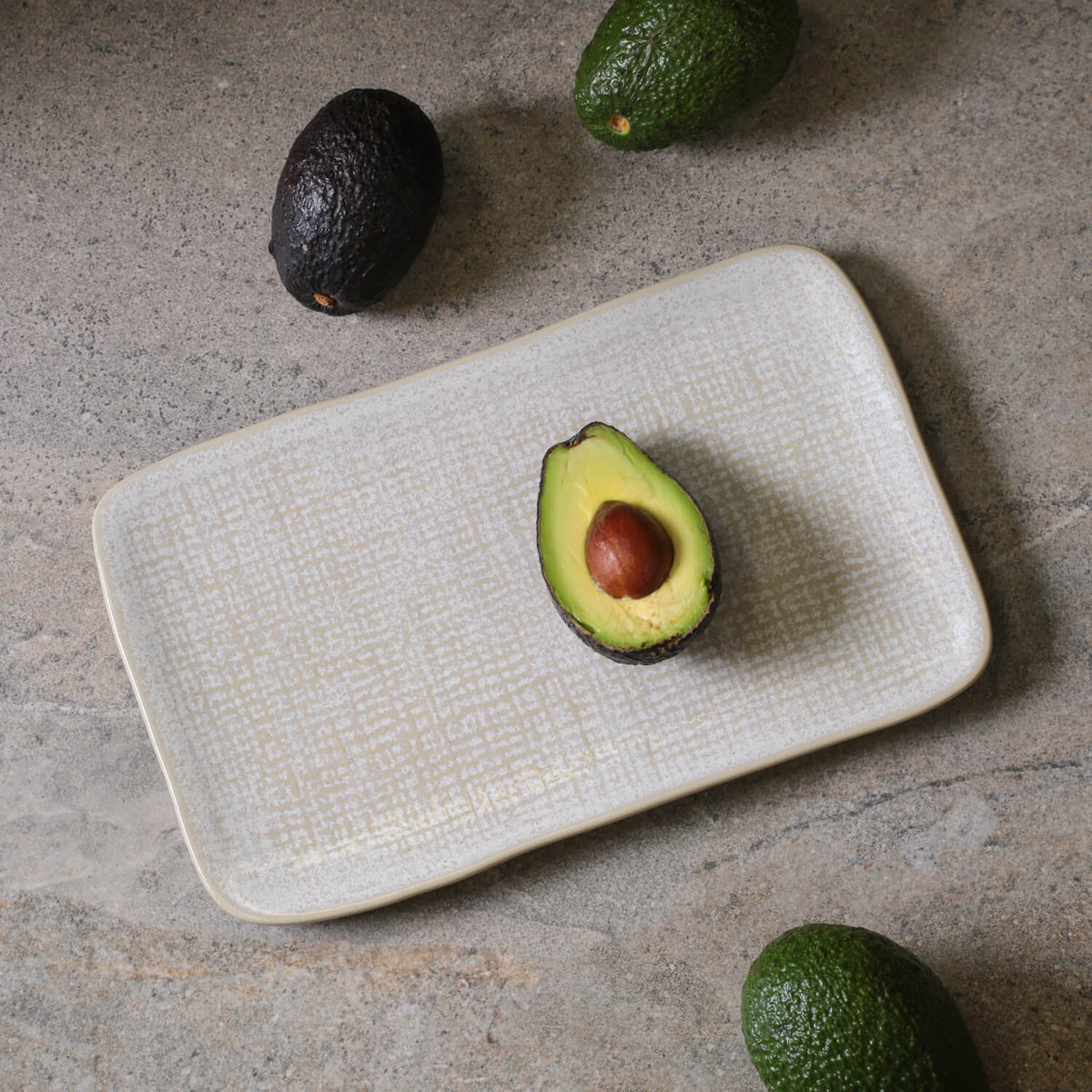 Porto Brasil LATTE RECTANGULAR PR MEDIUM JUTA dia. 10.63x6.3"  SKU: '14064108501