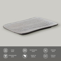 Porto Brasil DUST RECTANGULAR PR MEDIUM JUTA dia. 10.63x6.3"  SKU: '14064115801