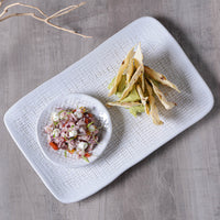 Porto Brasil NEW WHITE RECTANGULAR PR MEDIUM JUTA dia. 10.63x6.3"  SKU: '14064119801