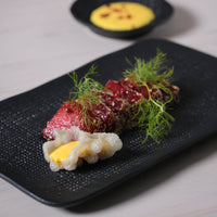 Porto Brasil MATTE BLACK RECTANGULAR PR MEDIUM JUTA dia. 10.63x6.3"  SKU: '1406473901