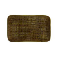 Porto Brasil AMBER RECTANGULAR PR MEDIUM JUTA dia. 10.63x6.3"  SKU: '1406477101