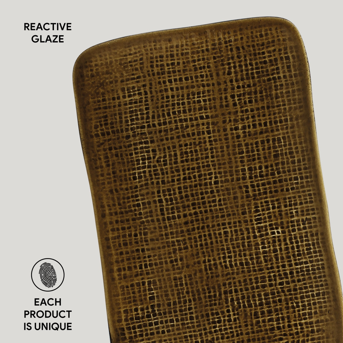 Porto Brasil AMBER RECTANGULAR PR MEDIUM JUTA dia. 10.63x6.3"  SKU: '1406477101