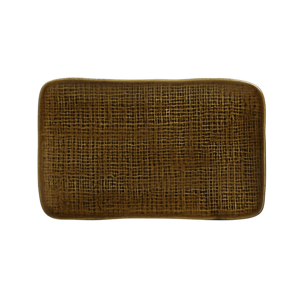 Porto Brasil AMBER RECTANGULAR PR MEDIUM JUTA dia. 10.63x6.3"  SKU: '1406477101