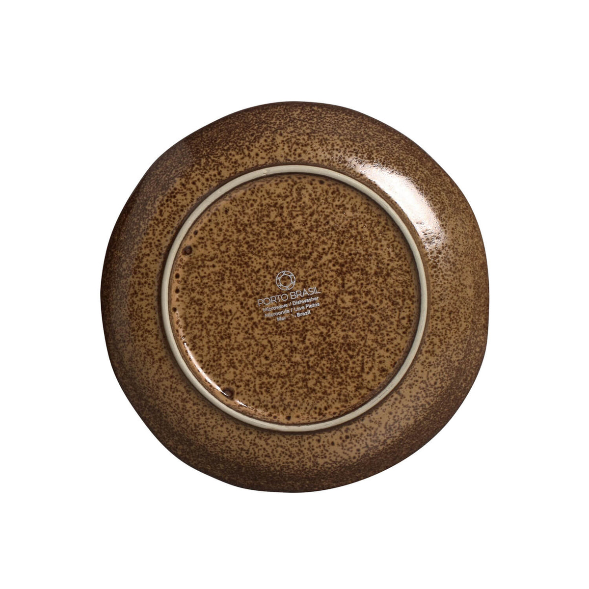 Porto Brasil DIJON DESSERT PLATE ORGANIC STONEWARE dia. 7.68"  SKU: '1414105801