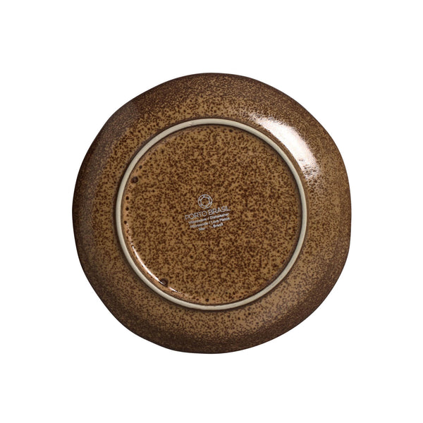Porto Brasil DIJON DESSERT PLATE ORGANIC STONEWARE dia. 7.68"  SKU: '1414105801
