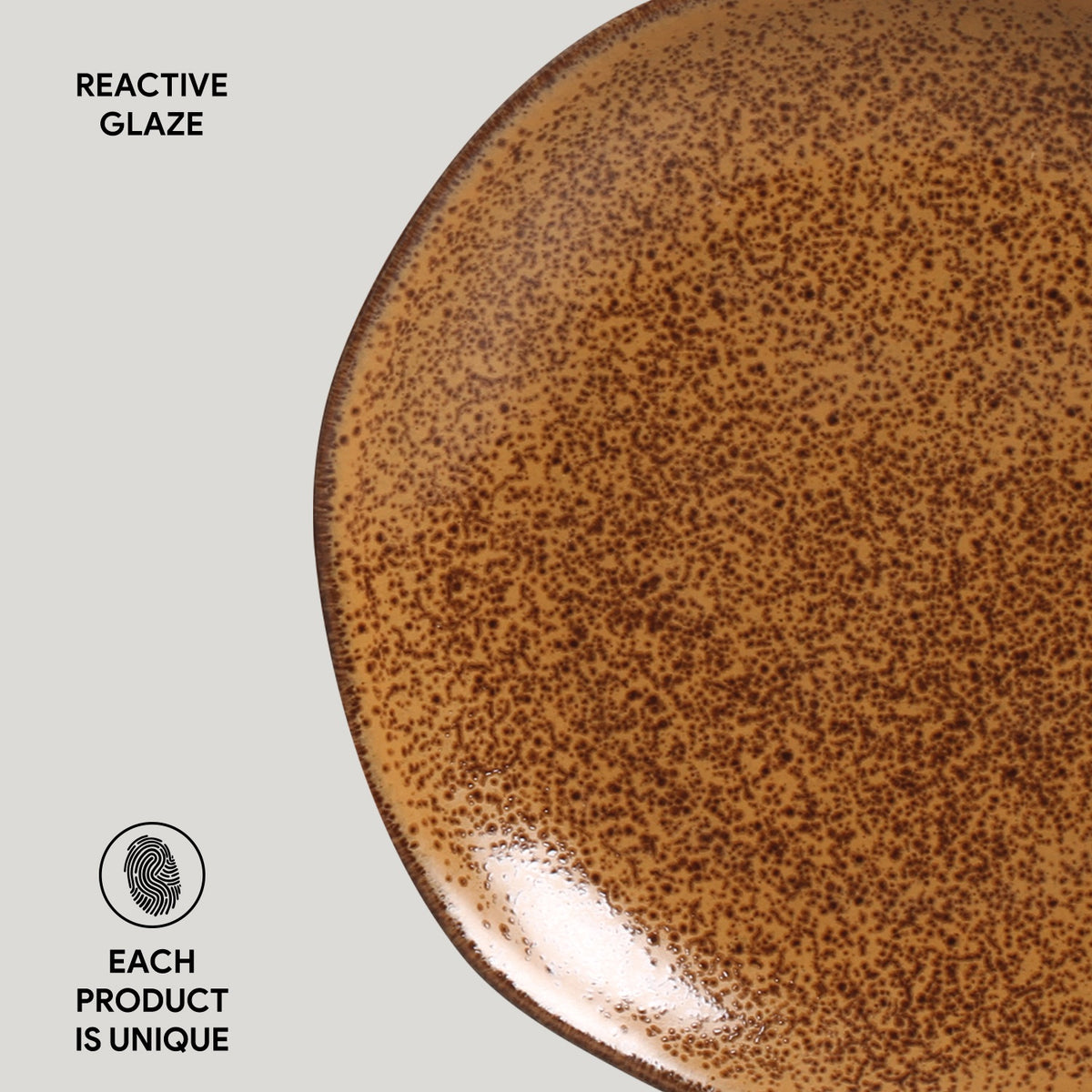 Porto Brasil DIJON DESSERT PLATE ORGANIC STONEWARE dia. 7.68"  SKU: '1414105801