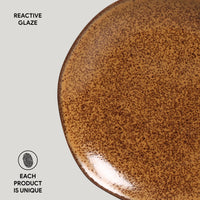 Porto Brasil DIJON DESSERT PLATE ORGANIC STONEWARE dia. 7.68"  SKU: '1414105801