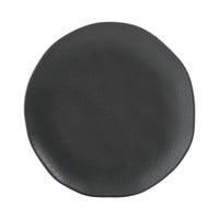Porto Brasil MATTE BLACK DESSERT PLATE ORGANIC STONEWARE dia. 7.68"  SKU: '141473901