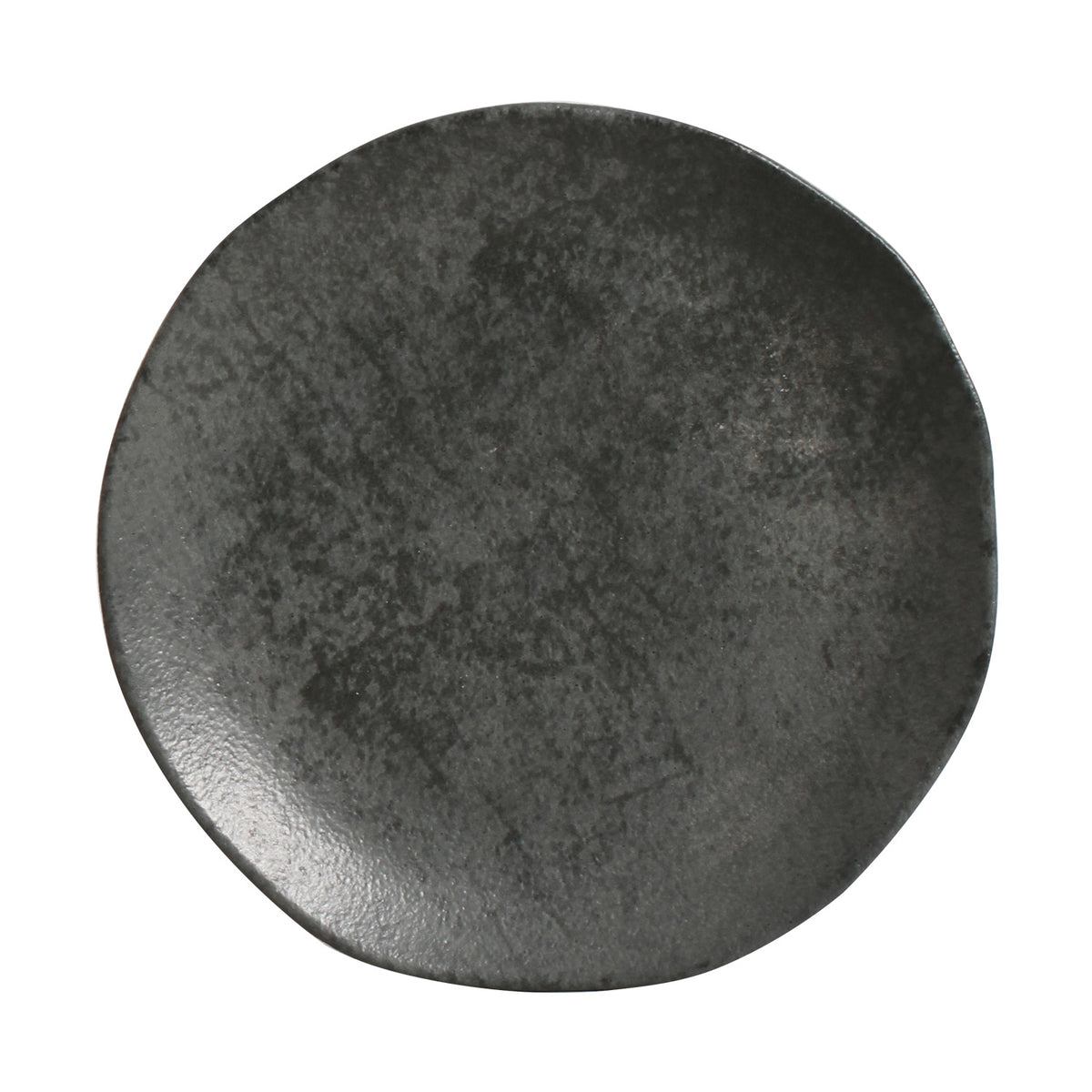 Porto Brasil CHROMIUM DESSERT PLATE ORGANIC STONEWARE dia. 7.68"  SKU: '141474601
